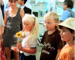 young victims of Chernobyl accident in Japan